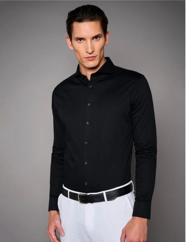 Desoto overhemd maat S, Kleding | Heren, Overhemden, Zo goed als nieuw, Halswijdte 38 (S) of kleiner, Zwart, Ophalen of Verzenden