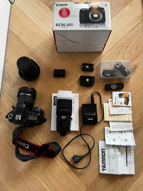 Canon EOS 80D, Audio, Tv en Foto, Fotocamera's Digitaal, Zo goed als nieuw, Spiegelreflex, Canon, Ophalen of Verzenden