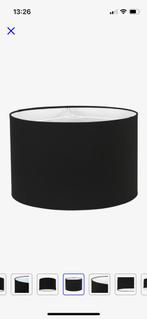 Zwarte Ronde Lampenkap - Nieuw in Doos, 25 tot 50 cm, Zwart, Rond, Nieuw