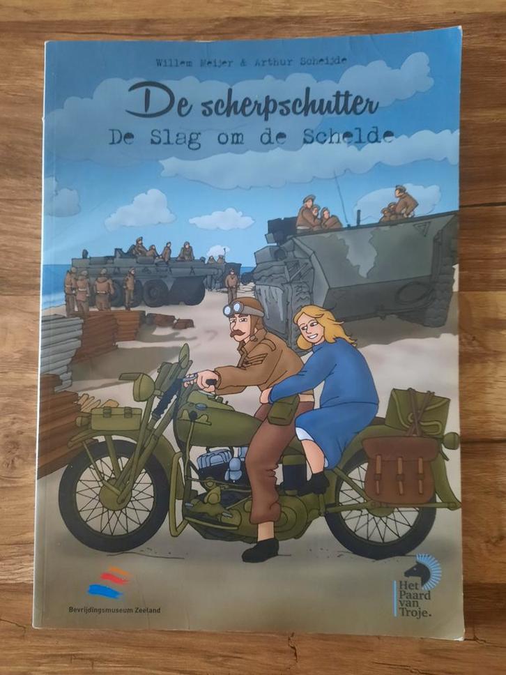 De Scherpschutter. De Slag om de Schelde. WO2., Verzamelen, Militaria | Tweede Wereldoorlog, Landmacht, Boek of Tijdschrift, Nederland