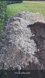 Gratis af te halen: 2 kuub wit zand, Tuin en Terras, Zand, Ophalen of Verzenden, Gebruikt, Overige typen