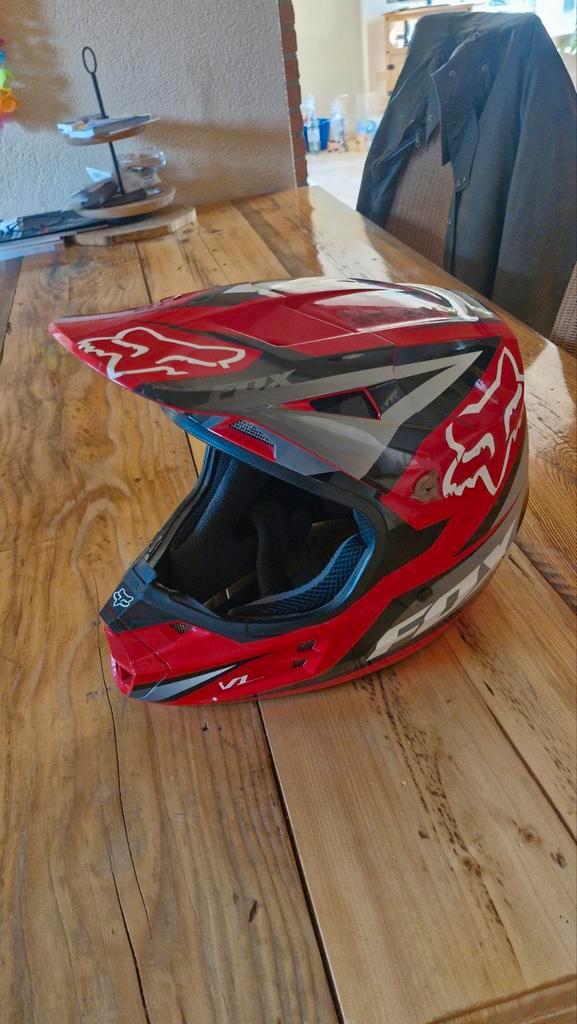 Fox v1-Nieuw!, Fietsen en Brommers, Brommerhelmen, Zo goed als nieuw, Medium, Ophalen of Verzenden