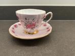 Vintage Colclough theekop en schotel, Antiek en Kunst, Antiek | Servies los, Ophalen of Verzenden