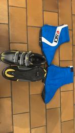 Wielren fietsschoenen mt 43 met overschoenen, Ophalen of Verzenden, Zo goed als nieuw, Schoenen