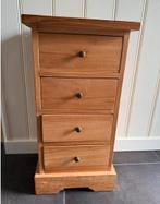 Teak houten ladekast kast met 4 lades., Ophalen, Minder dan 50 cm, Teakhout, Zo goed als nieuw