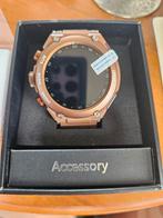 Nieuwe smartwatch met verborgen oortjes, Sieraden, Tassen en Uiterlijk, Horloges | Dames, Overige merken, Staal, Staal, Nieuw