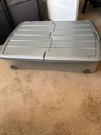 Opberg Bak voor onder een Bed, Ophalen, 90 cm, Eenpersoons, Wit