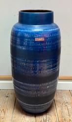West Germany Scheurich vloervaas vaas 553-52 blauw, Huis en Inrichting, Woonaccessoires | Vazen, Ophalen, Gebruikt, 50 tot 75 cm