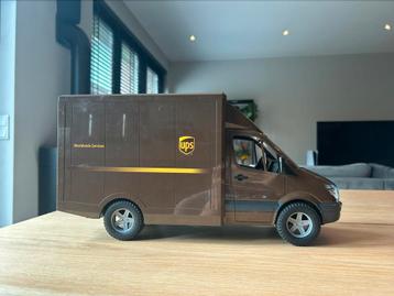 Ups bezorgauto beschikbaar voor biedingen