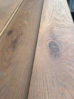 Eiken vloer 34 m2 massieve vloerdelen 20,5 cm breed 2 cm dik, Ophalen, Vloerdelen of -planken, Zo goed als nieuw, 10 m² of meer