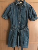 Spijkerjurk jeans dress met strik ceintuur S als NIEUW, Zo goed als nieuw, Maat 36 (S), Boven de knie, Verzenden
