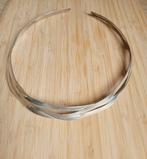 Zilveren ketting spang collier choker, Ophalen of Verzenden, Gebruikt, Zilver, Zilver