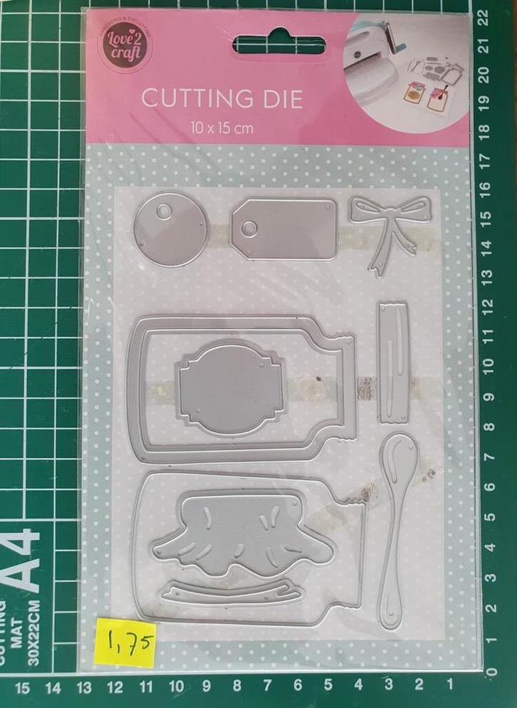 Love2Craft Snijmal Jampot - Nieuw!, Hobby en Vrije tijd, Scrapbooking, Nieuw, Frame of Mal, Overige merken, Ophalen of Verzenden
