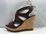 Sacha, maat 39 trendy bruine espadrilles., Bruin, Verzenden, Zo goed als nieuw, Espadrilles of Moccasins