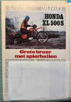 Verslag Honda XL500S, Verzenden, Zo goed als nieuw, Motoren