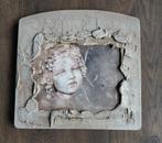 leuk brocante houten bord - paneel, Ophalen