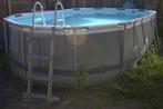 Bestway Power Steel ovaal zwembad met Intex filterpomp + acc, Ophalen, 80 tot 120 cm, 300 cm of meer, Zo goed als nieuw