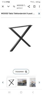 X-poot tafel, Ophalen, Rechthoekig