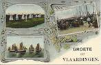 Vlaardingen (Z.H.) Zeer oude Groete uit, gelopen 1908, Verzamelen, Verzenden, Voor 1920, Gelopen, Zuid-Holland