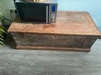 Stoere houten kist, Ophalen, Gebruikt, 100 tot 150 cm, 100 tot 125 cm