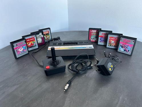 Atari 2600 junior met 8 games, Spelcomputers en Games, Spelcomputers | Atari, Gebruikt, Atari 2600, Met 1 controller, Met games