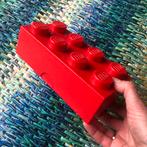 Rode lego op bergdoos lunchbox broodtrommel, Gebruikt, Ophalen of Verzenden, Lego