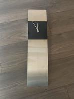 Studio Eldik Follega RVS Klok - Stijlvol Design, Ophalen of Verzenden, Zo goed als nieuw