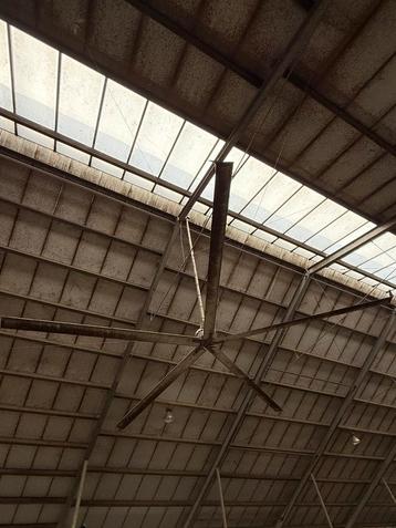 2x Stalventilator HVLS WZ700 beschikbaar voor biedingen