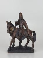 Chinees Bronzen Guan Yu Beeldje op Paard, Ophalen of Verzenden