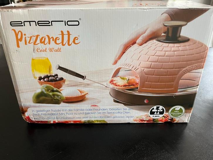 Emerio Pizzarette 4 persoons, Tuin en Terras, Pizzaovens, Zo goed als nieuw, Ophalen of Verzenden