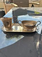 Zilver melk en suiker stelletje, Ophalen of Verzenden, Zilver