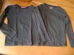 2 zwarte longsleeves meisje maat 110/116, Meisje, Gebruikt, Shirt of Longsleeve, Verzenden