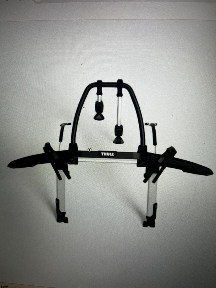 Thule OutWay Platform, Auto diversen, Fietsendragers, Zo goed als nieuw, Achterklepdrager, 2 fietsen, Brede banden, Ophalen of Verzenden