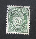 Noorwegen; 94 Posthoorn, Verzenden, Noorwegen, Gestempeld