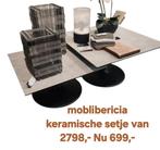 Moblibericia van 2798 nu 699 setje mis deze kans niet, Ophalen of Verzenden, 75 cm of meer, Rechthoekig, Nieuw