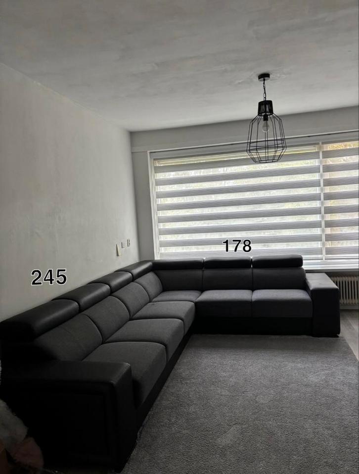 Mooie L-vormige hoekbank, Huis en Inrichting, Banken | Bankstellen, Gebruikt, Hoekbank, Vierpersoons of meer, 250 tot 300 cm, 75 tot 100 cm