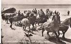 AMELAND-Hollum 1960 Reddingboot wordt uit zee getrokken, Verzamelen, Gelopen, 1960 tot 1980, Ophalen of Verzenden, Friesland