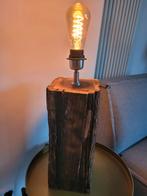Houten poot inclusief lamp, Ophalen, Zo goed als nieuw