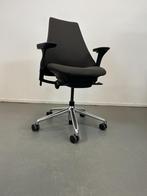 8 Herman Miller Sayl bureaustoel Bruin chroom, Ergonomisch, Zo goed als nieuw, Bruin