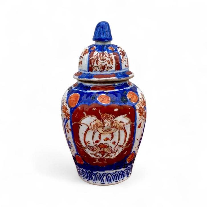 Japanse Imari Deksel Vaas, Antiek en Kunst, Antiek | Vazen, Ophalen of Verzenden