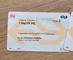 Dagkaart NS, Tickets en Kaartjes, Eén persoon, Trein, Nederland, Algemeen kaartje