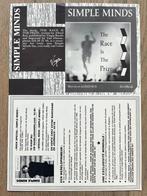 SIMPLE MINDS - The Race is the Prize * leaflet 1984 * NIEUW, Ophalen of Verzenden, Nieuw, Poster, Artwork of Schilderij