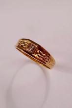 Vintage ring goud 14kt maat 17 3/4, Ophalen of Verzenden, Zo goed als nieuw, 17 tot 18, Dame