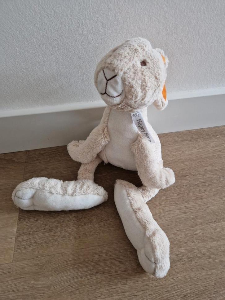 Happy Horse knuffel Twine konijn oranje oren K8304, Kinderen en Baby's, Speelgoed | Knuffels en Pluche, Zo goed als nieuw, Konijn