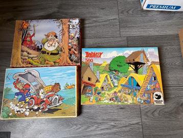 3 puzzles Asterix, Douwe Dabbert, Bommel