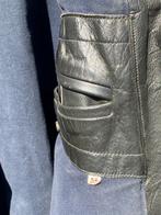 Lange leren motorjas maat 58  (jaren 50) Voor Oldtimer, Ophalen of Verzenden, Tweedehands, Heren, Jas | leer