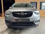 Opel Crossland X 1.2 Turbo Innovation Automaat Airco|Carplay, Gebruikt, Leder en Stof, Bedrijf, Grijs