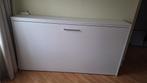 Opklapbed 1 persoons, Ophalen, 90 cm, Eenpersoons, Wit