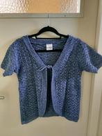 gebreid hesje  ( blauw ), Ophalen of Verzenden, Gedragen, Maat 38/40 (M), Blauw