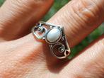 Vanoli - 925 zilveren ring met parel maat 19,75, Sieraden, Tassen en Uiterlijk, Ringen, Daiva1973@hotmail.com, Vanoli, 19 tot 20